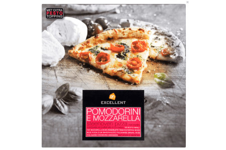 ah excellent pomodorini e mozzarella steenoven pizza