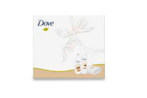 dove purely pampering met badhandoek geschenkset