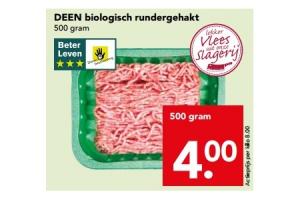 deen biologische rundergehakt