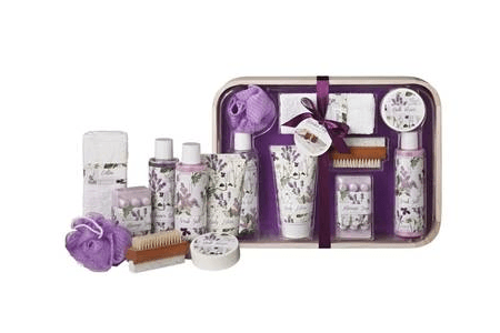 luxe houten dienblad geschenkset lavender finest