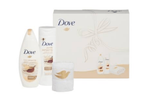 dove purely pampering sheaboter  vanille geschenkset