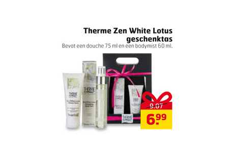 zen white lotus geschenktas