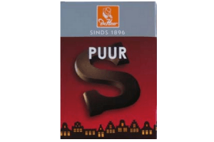 de heer puur chocoladeletter