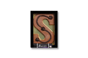 praline gevulde chocoladeletter
