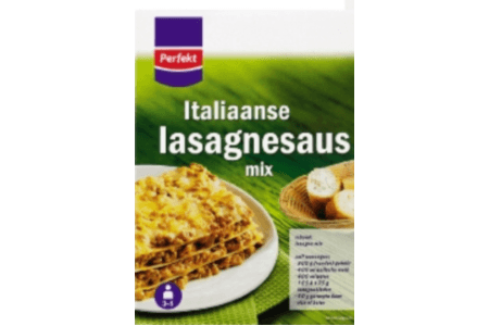 perfekt mix voor lasagnesaus