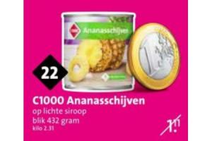 c1000 ananasschijven