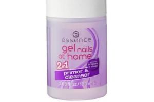 essence gel nails at home 2in1 primer  cleanser