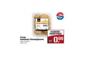 coop kastanje champignons