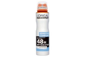 loreal deospray sensitive comfort for men