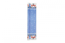 tafelrol met kerstman en sneeuwpop decoratie
