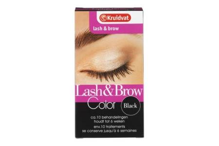 kruidvat black eyelash  eyebrow colour