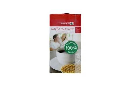 spar filterkoffie rood gemalen