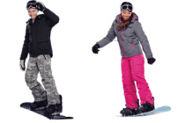 kinderski  en snowboardset