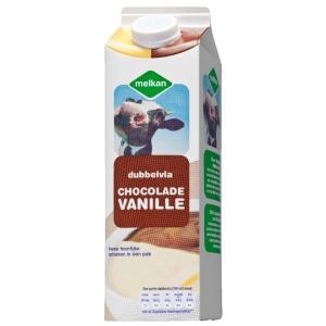 melkan dubbelvla vanille chocolade