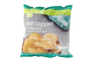 plus aardappelschijfjes