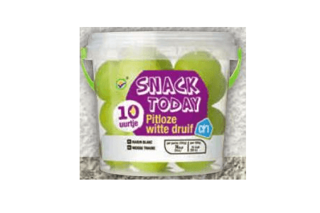 ah snack today witte druiven