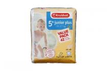 kruidvat luiers 5plus junior plus valuepack