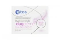 etos hydraterende dagcreme drogegevoelige huid