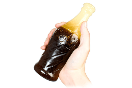 giant gummy cola bottle