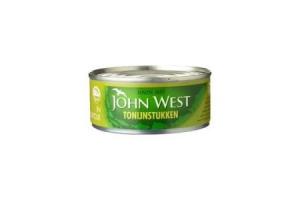 john west tonijnstukken in olie 160 gram