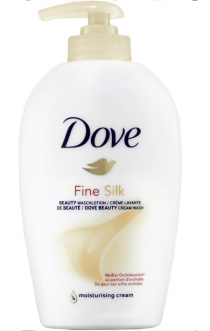 dove fine silk beauty cream wash