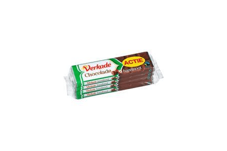 verkade chocoladereep hazelnoot 4 pack