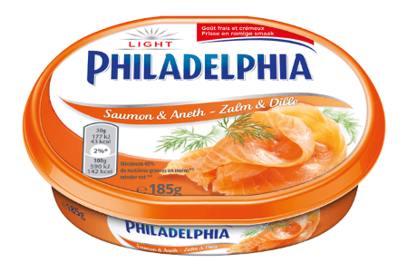 philadelphia zuivelspread zalm en dille