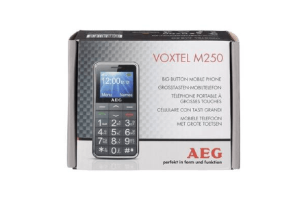 aeg voxtel m250 mobiele telefoon met grote toetsen