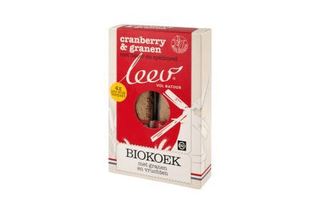 leev biokoek cranberry  granen