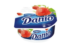 danio kwark aardbei