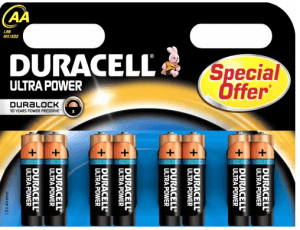 duracell ultra power aa