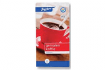 markant gemalen koffie rood