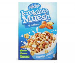 krokante muesli 4 noten