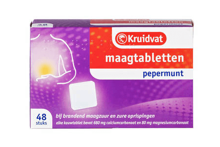 maagtabletten pepermunt