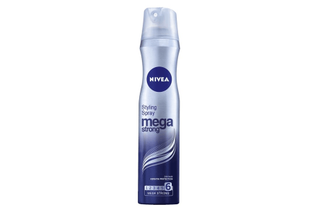 nivea mega strong styling spray