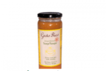 zoete mais met rode paprika soep
