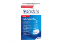 steradent reinigingstabs triple action plus multipak