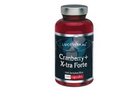 lucovitaal cranberry plus x tra forte