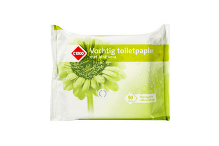 c1000 vochtig toiletpapier aloe vera