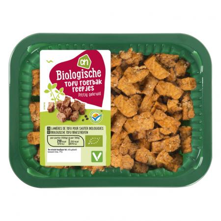 ah biologisch tofu roerbakreepjes pittig gekruid