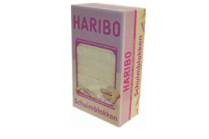 haribo grootverpakking schuimblokken