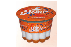 natuurhoeve oranje boven pudding