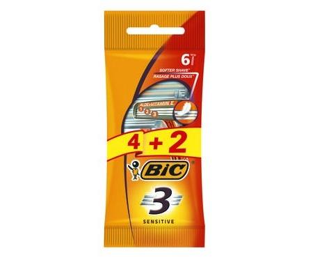 bic sensitive 3 pouch wegwerpscheermesjes