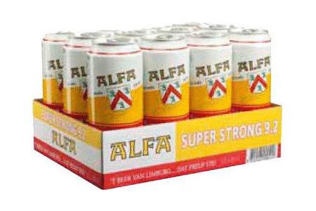 alfa edel pils in blik tray 12x50 cl