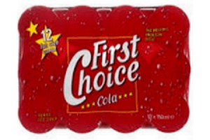 first choice cola 12 pak