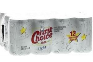 first choice cola light 12 pak