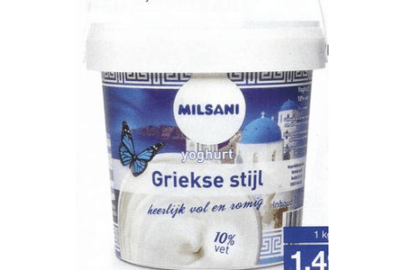 milsani griekse yoghurt
