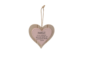 deco hart met tekst