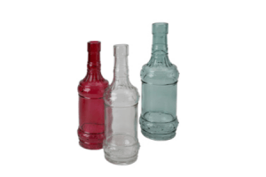 deco fles met patroon