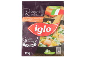 iglo tagliatelle met zalm  spinazie